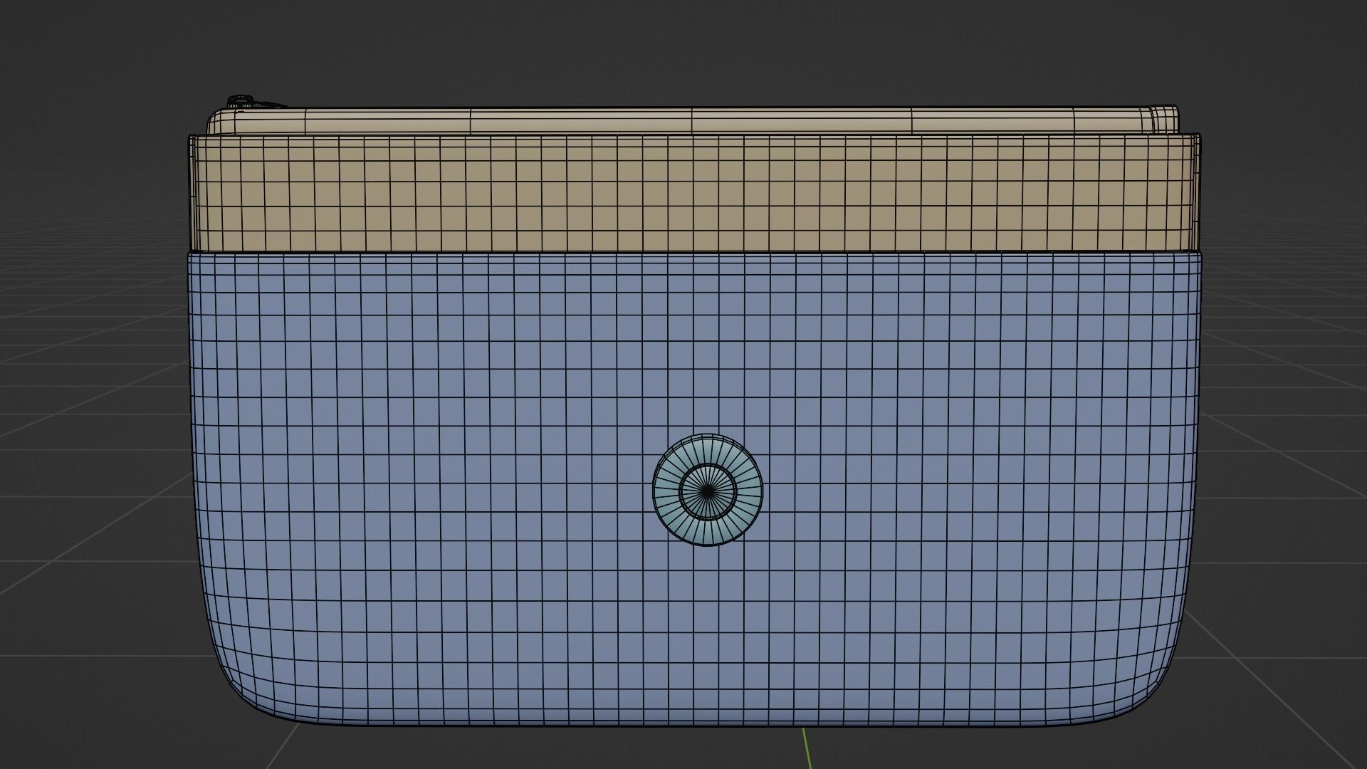 White leather shoulder bag 3 styles of straps 3D model_39