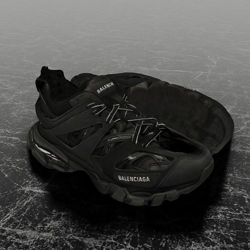 BALENCIAGA TRACK 3D SHOES 3D model