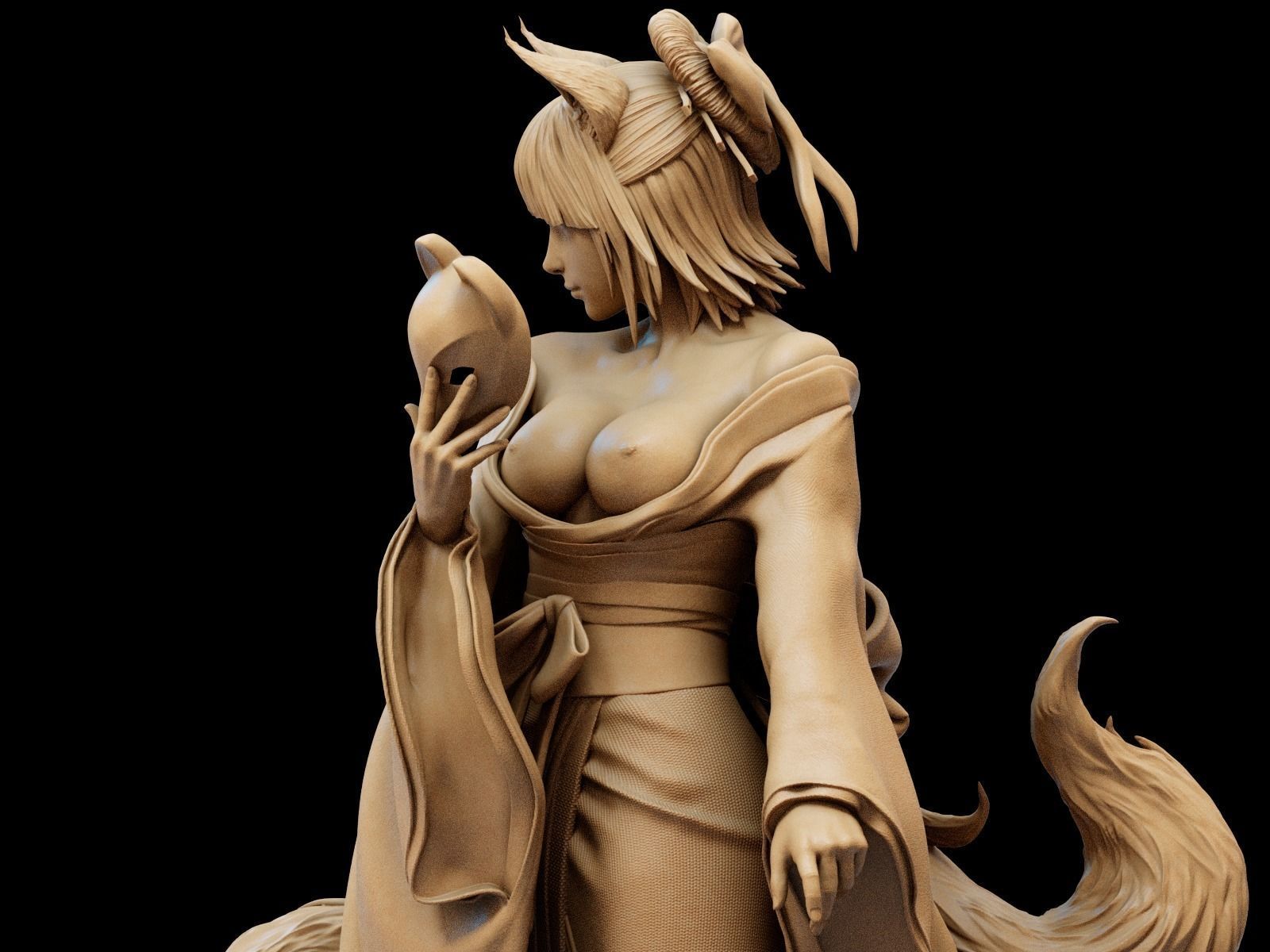 Amaterasu NSFW 3D Print 3D print model_4