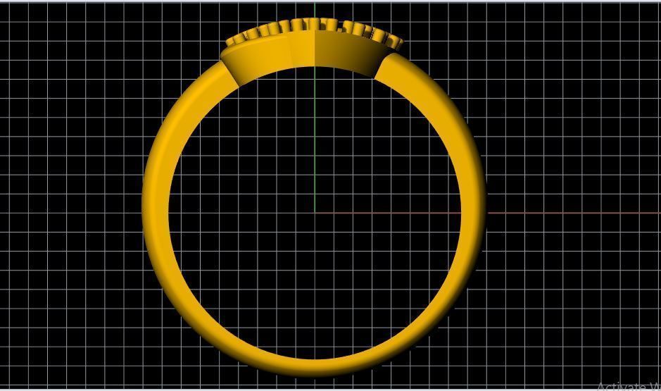 heart shape ring 3dm file 3D print model_2