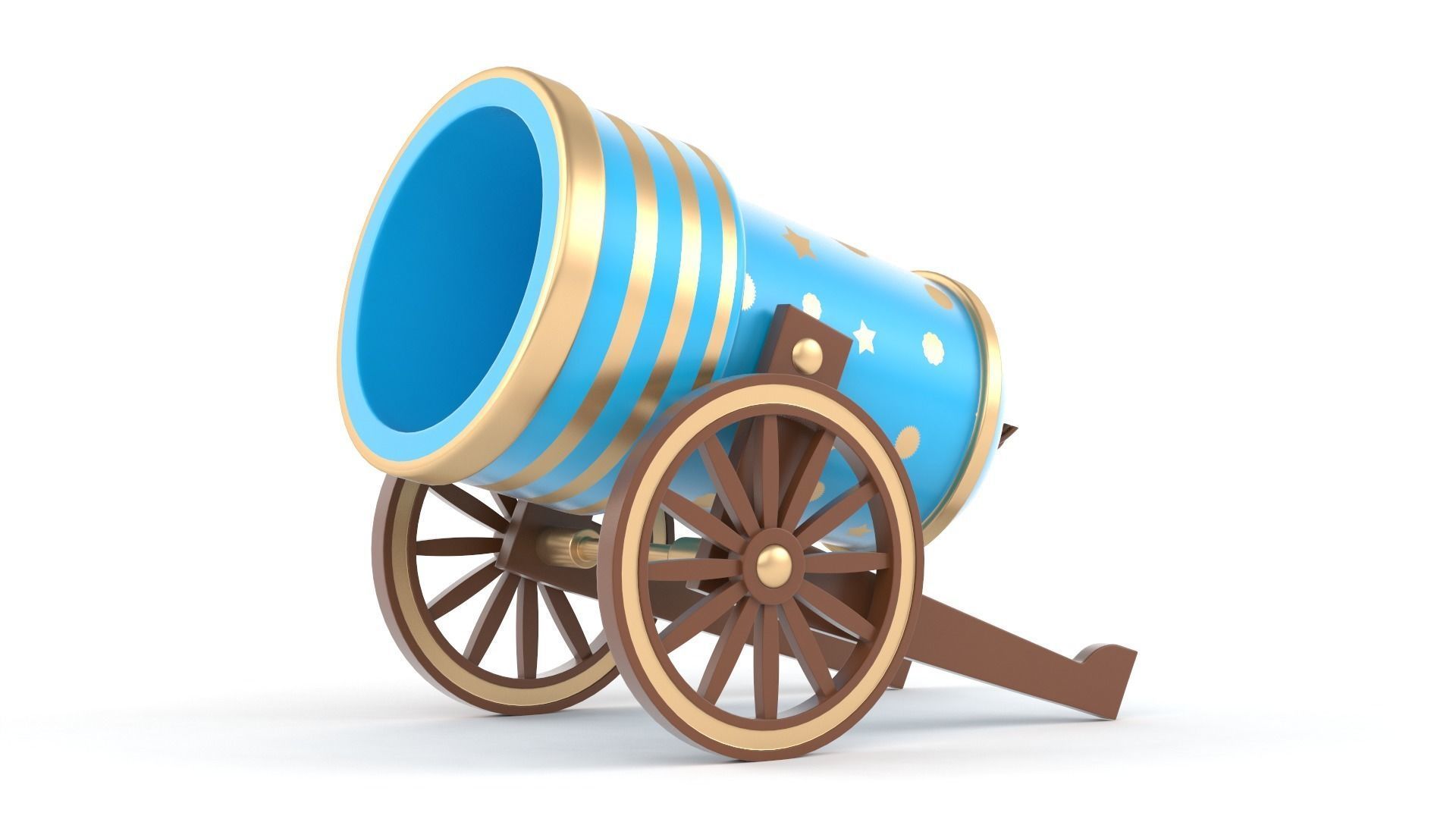 Circus Cannon 3D model_1