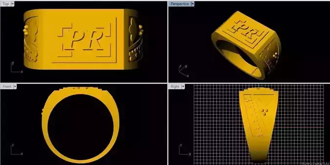 men ring 3dm file