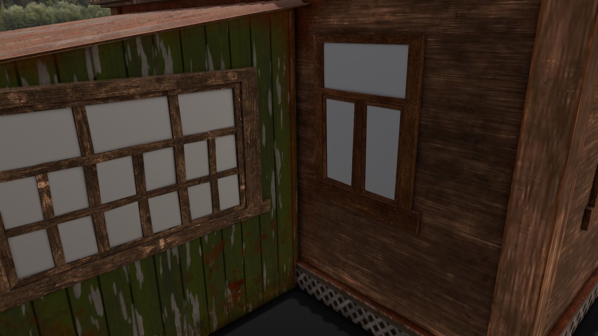 Rusted Old House Low-poly 3D model_16