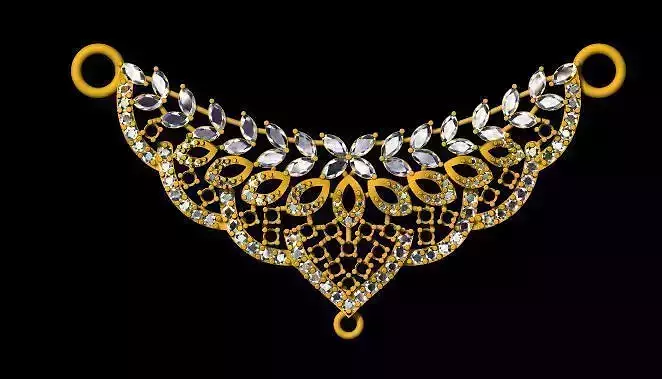 tanmaniya necklace 3dm file 