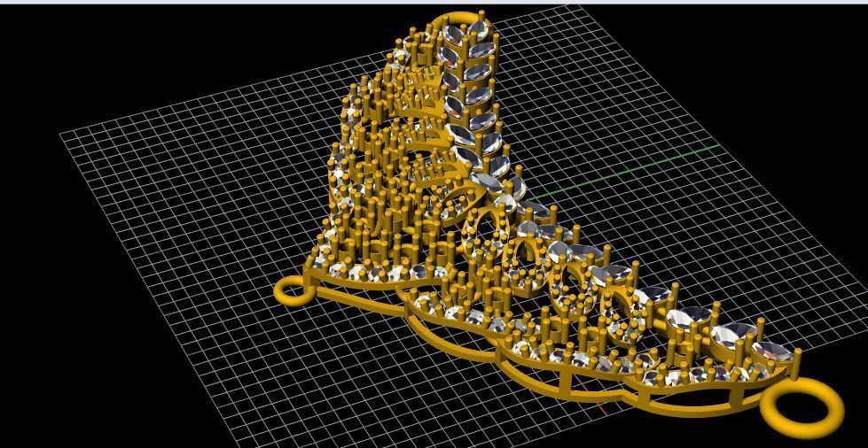 tanmaniya necklace 3dm file 3D print model_2