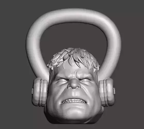 Kettlebell Hulk 10kg - Concrete or cement 3D print model