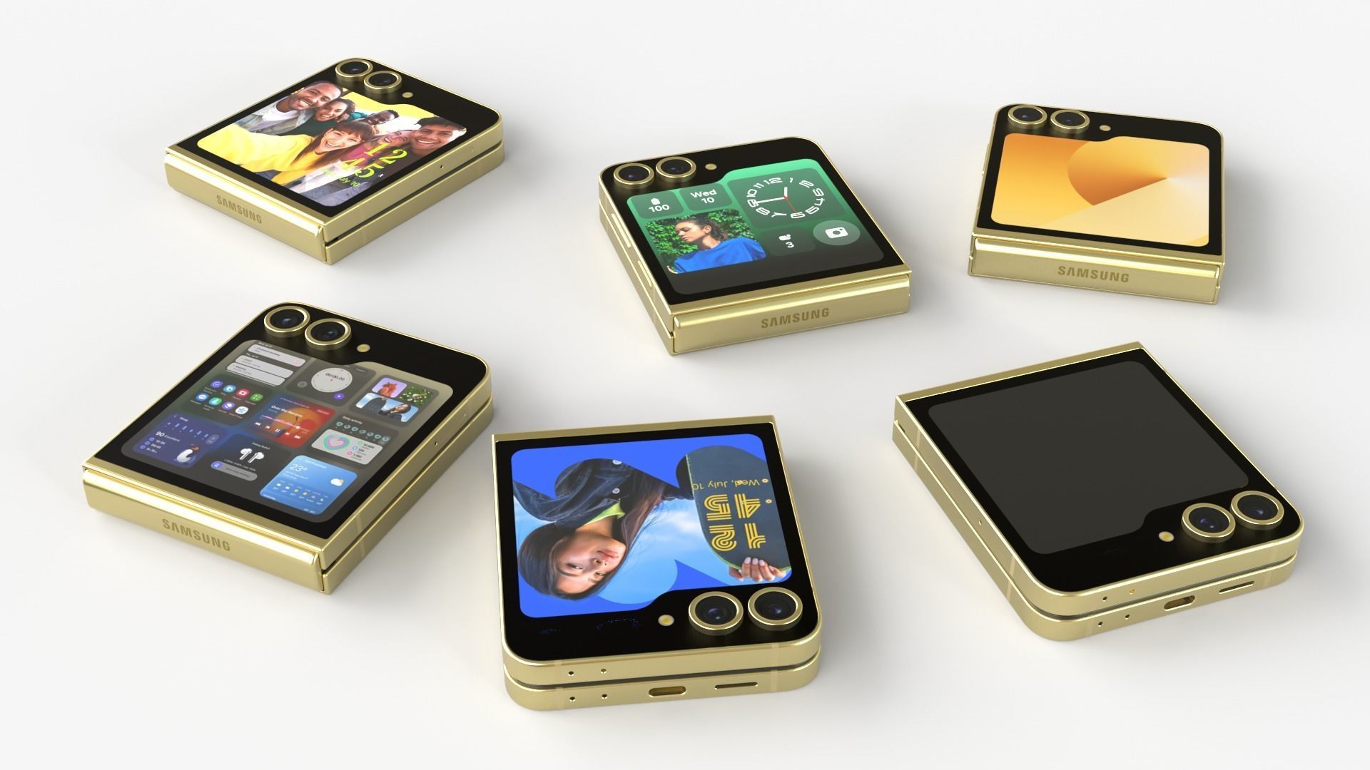 Full Collection Samsung Galaxy Z Flip 6 3D model_5