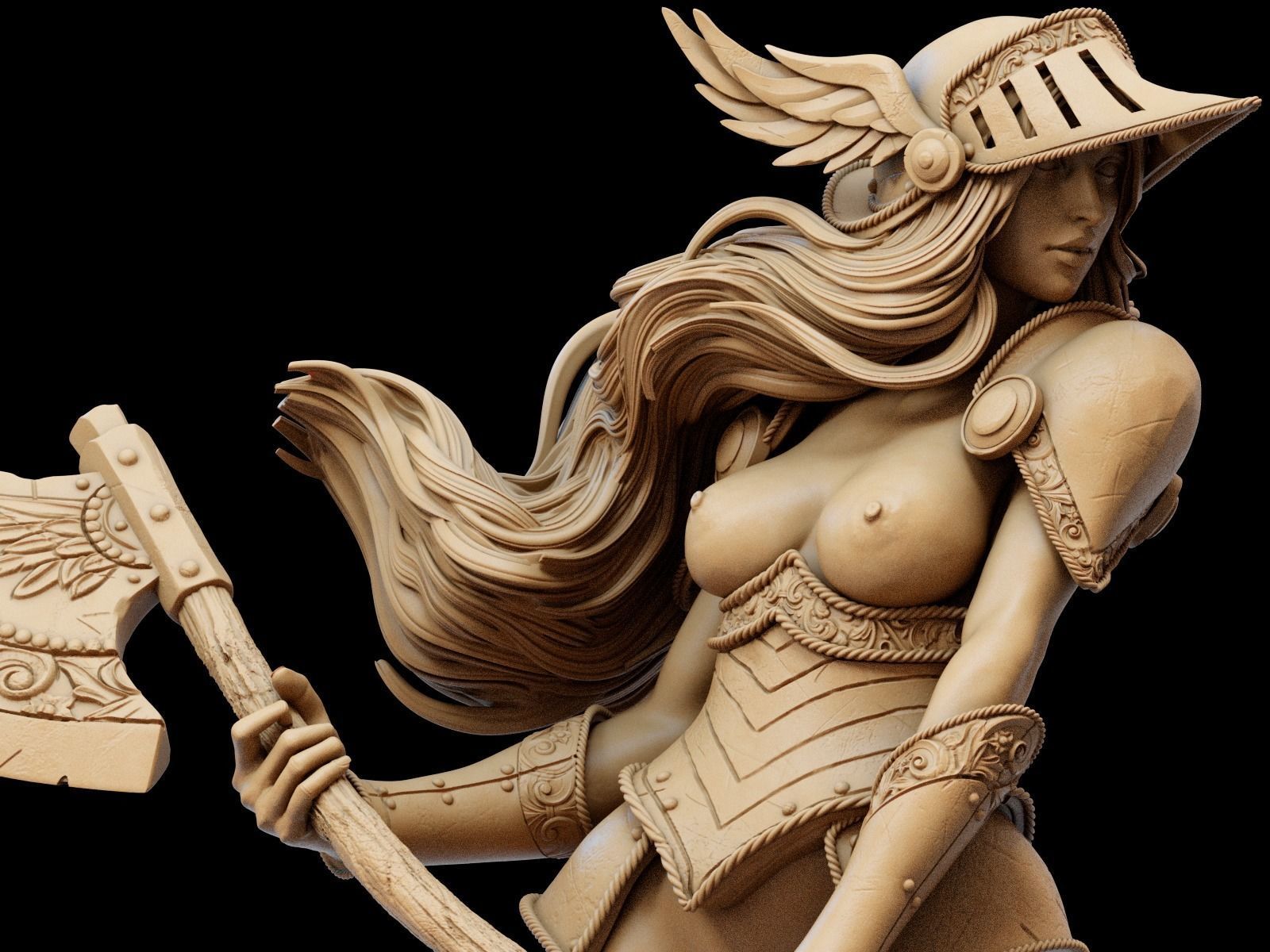 Vakyrie NSFW 3D Print 3D print model_5