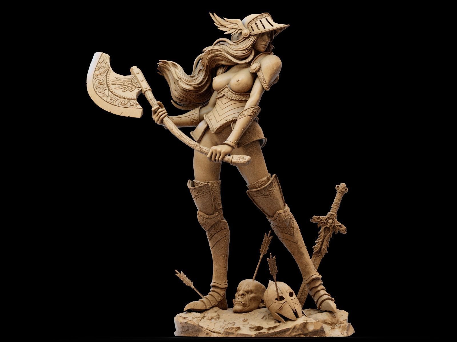 Vakyrie NSFW 3D Print 3D print model_4