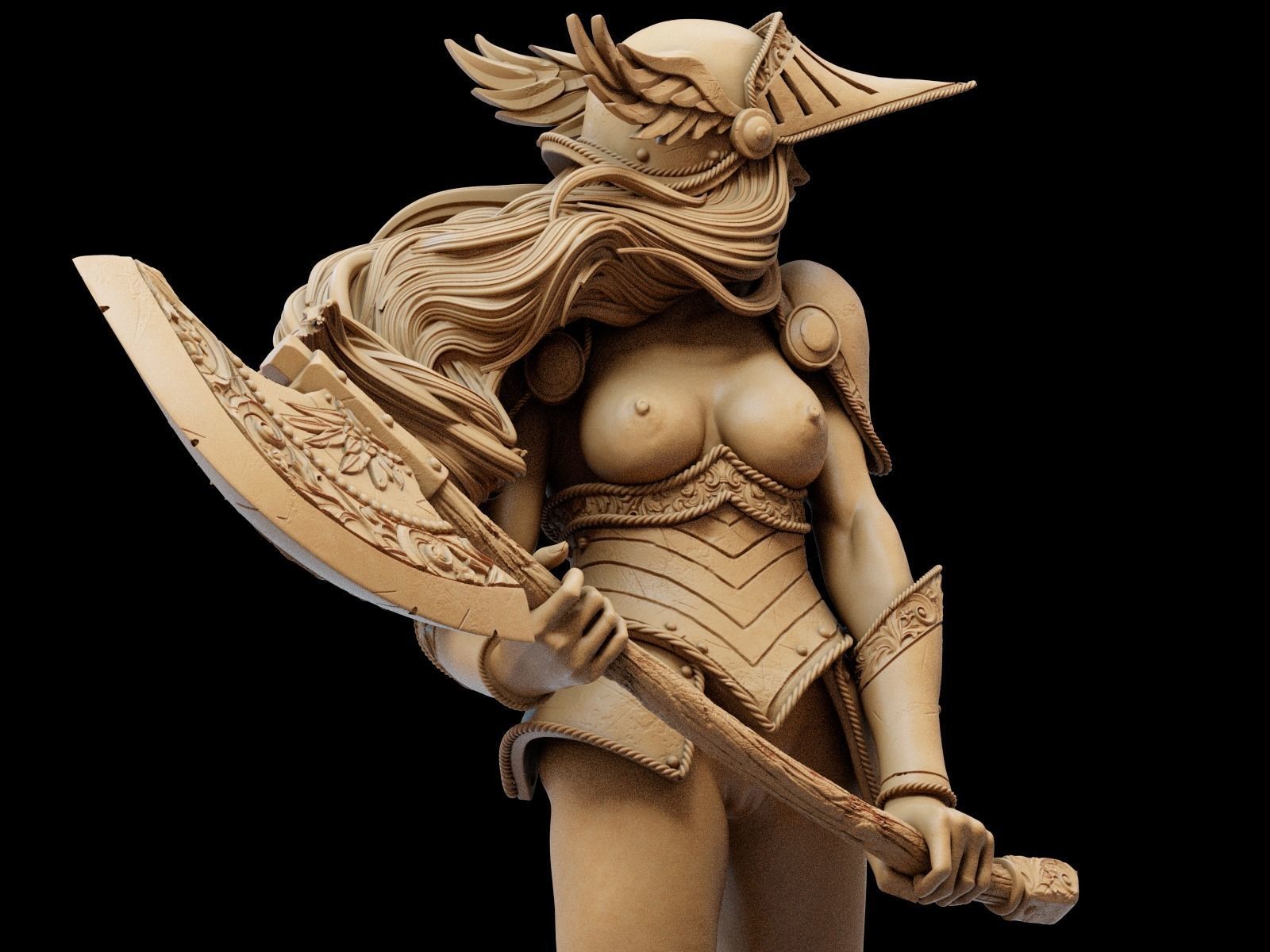 Vakyrie NSFW 3D Print 3D print model_2