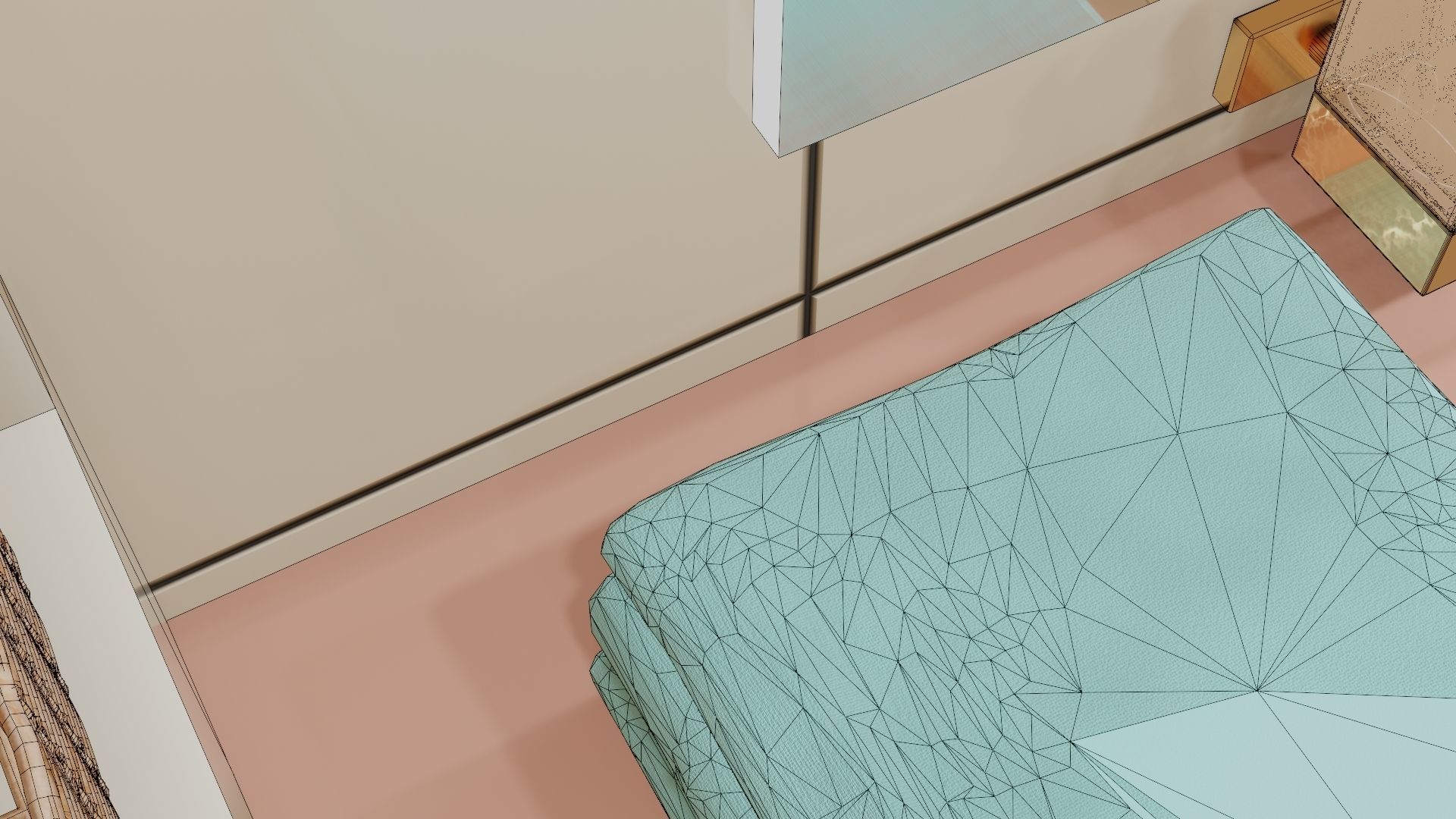 Fully Game ready low poly bathroom full 5 set of 50plus 3Dmodels 3D model_73