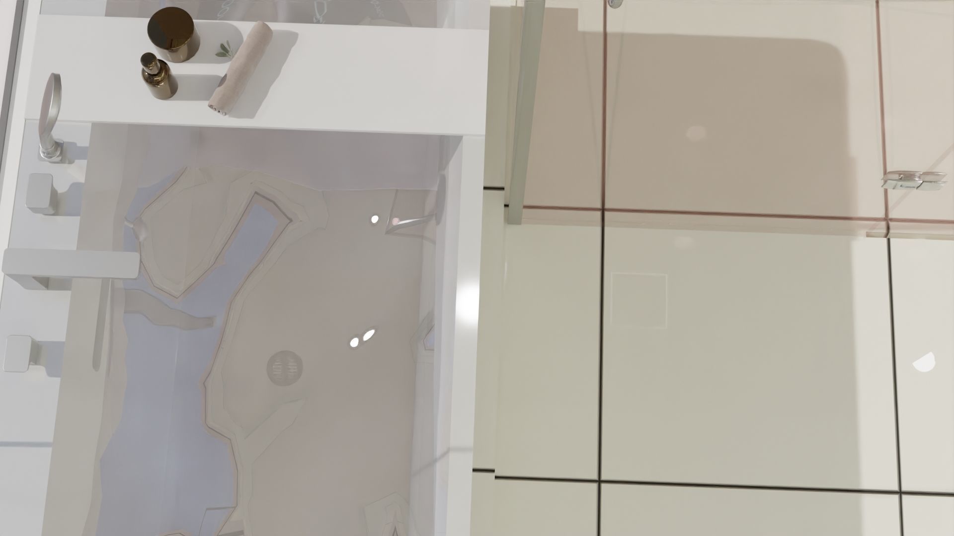 Fully Game ready low poly bathroom full 5 set of 50plus 3Dmodels 3D model_27