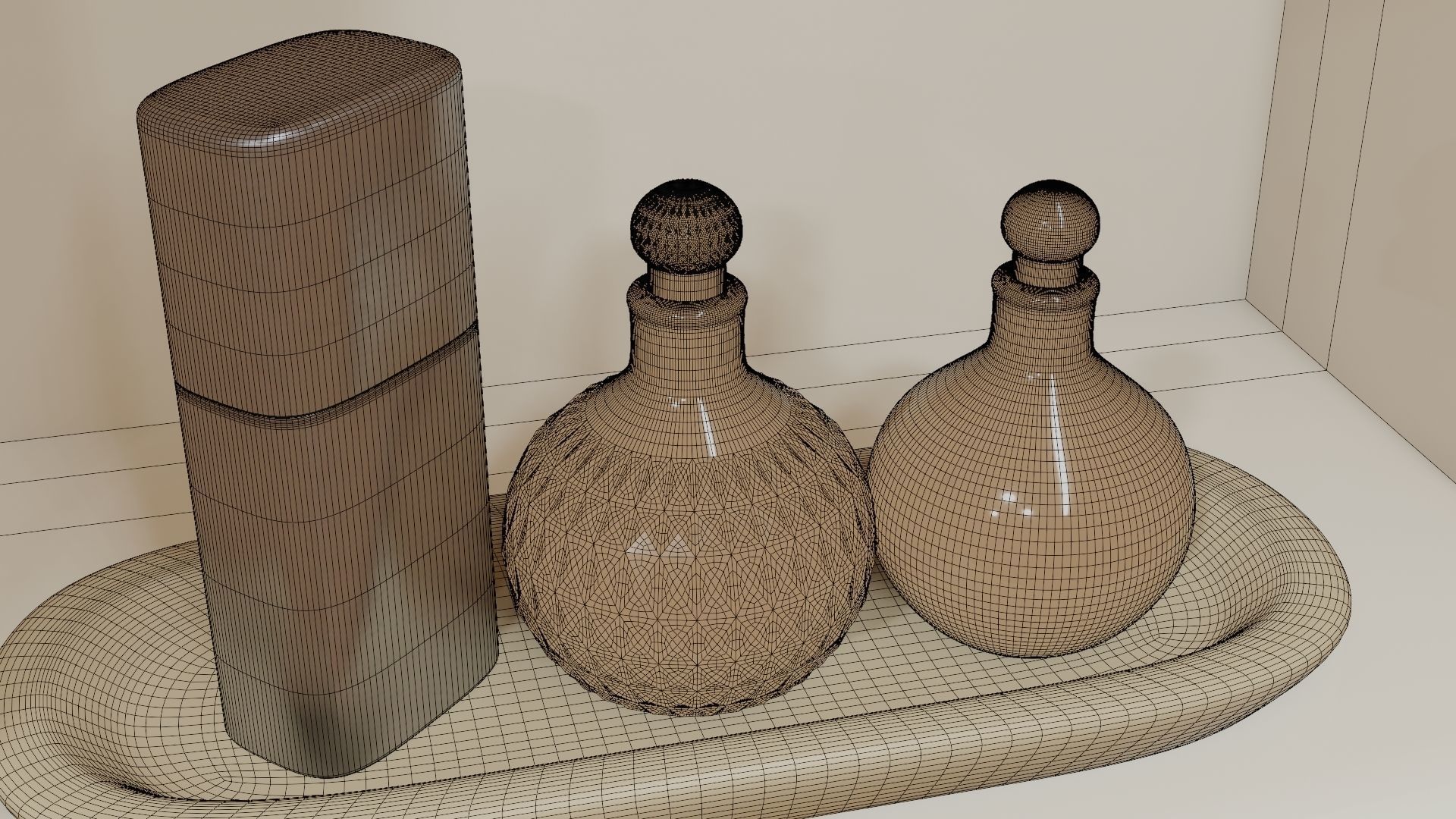 Fully Game ready low poly bathroom full 5 set of 50plus 3Dmodels 3D model_79