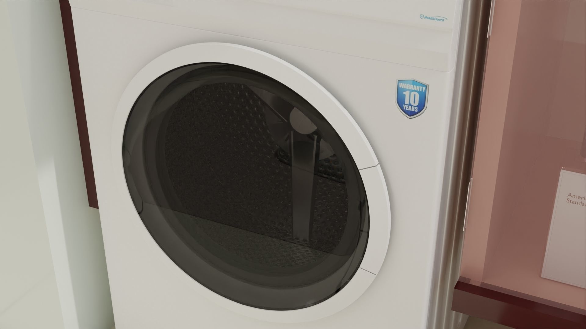 Fully Game ready low poly bathroom full 5 set of 50plus 3Dmodels 3D model_40