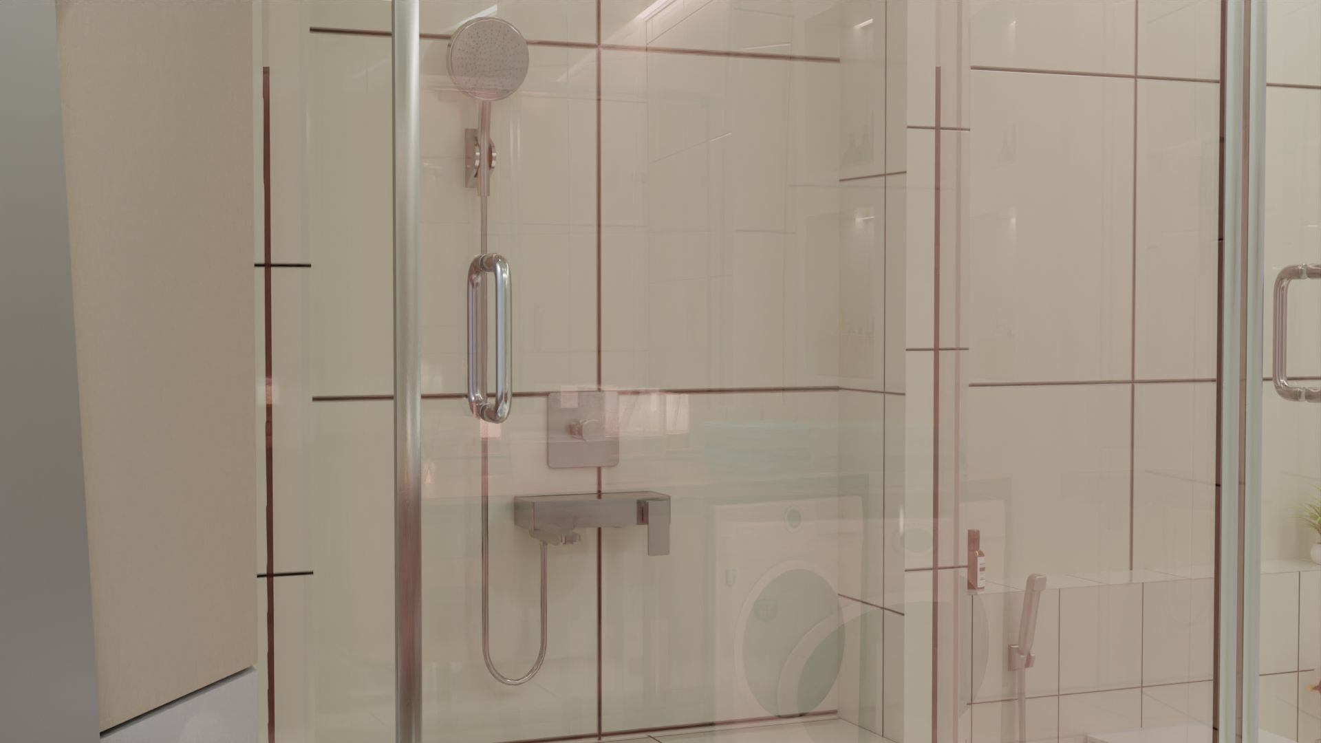 Fully Game ready low poly bathroom full 5 set of 50plus 3Dmodels 3D model_25