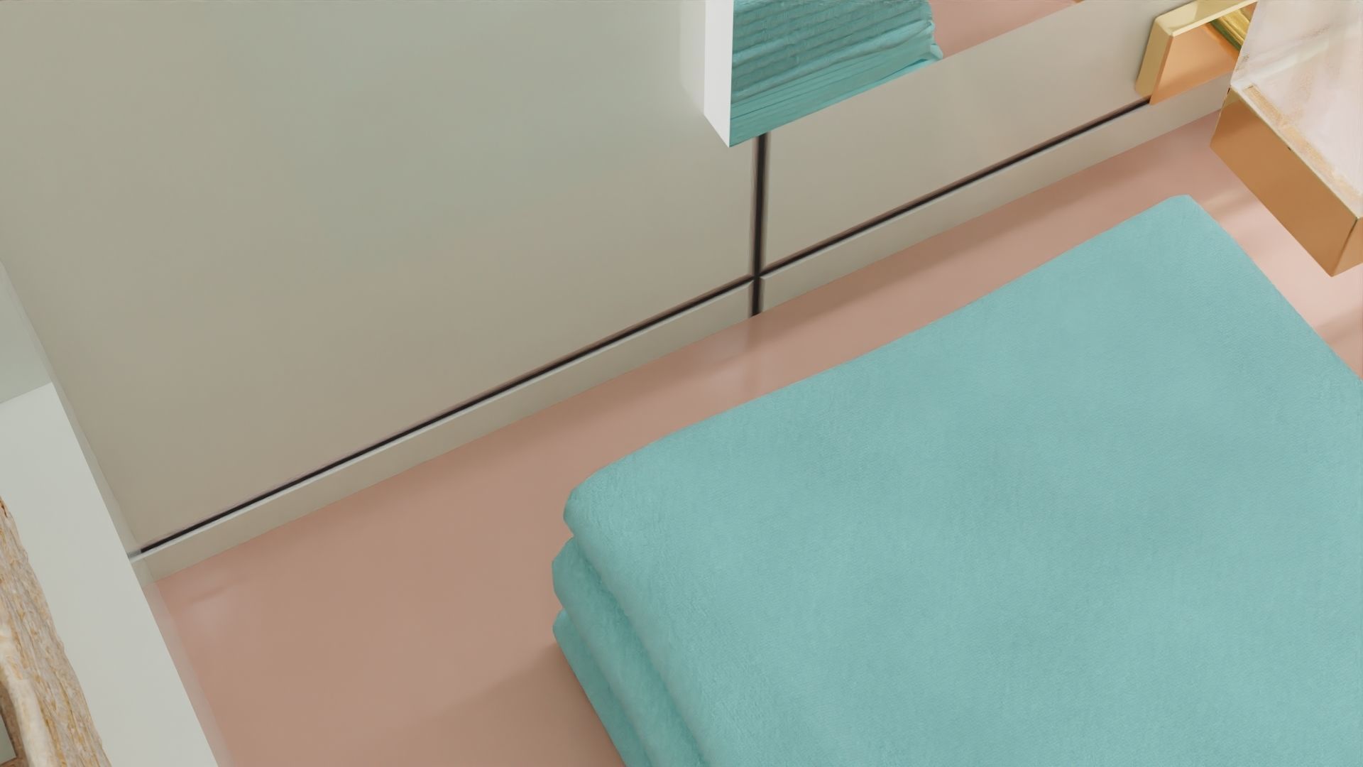 Fully Game ready low poly bathroom full 5 set of 50plus 3Dmodels 3D model_31