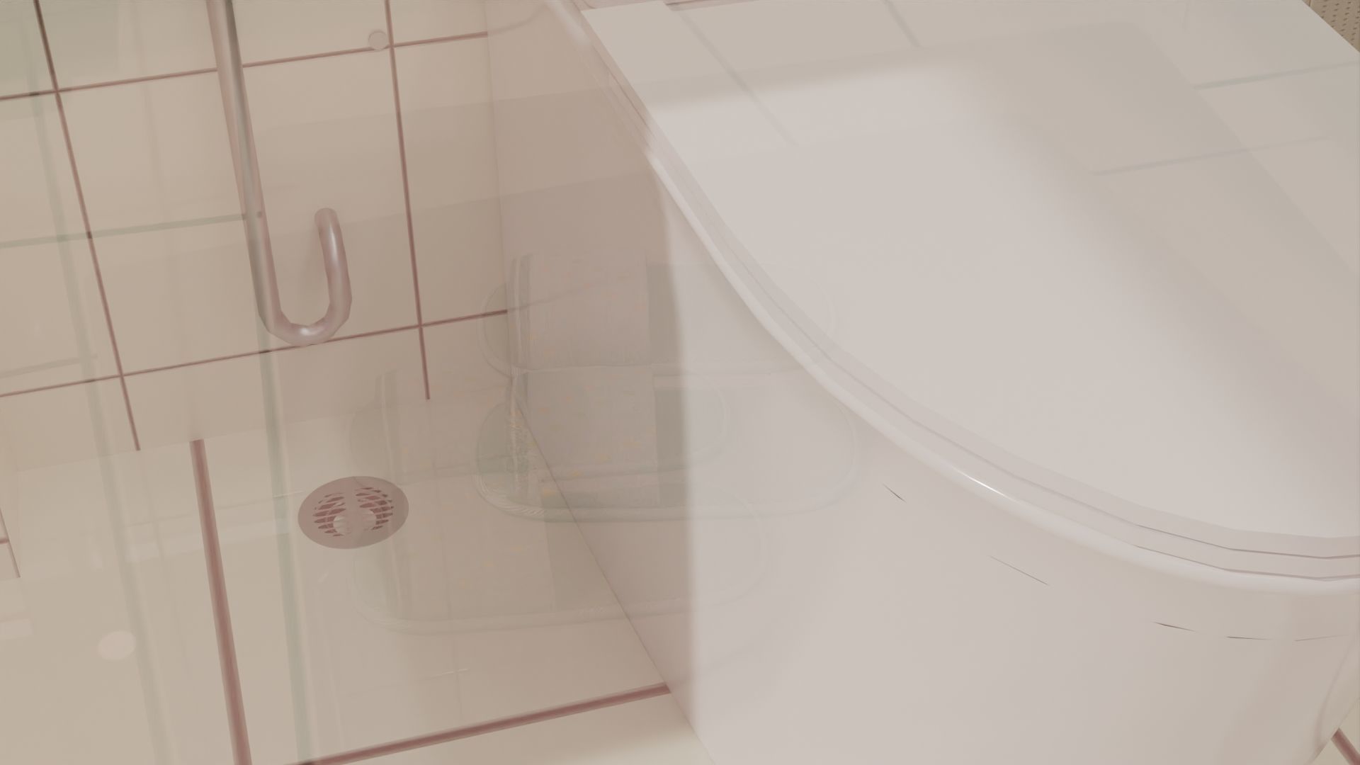 Fully Game ready low poly bathroom full 5 set of 50plus 3Dmodels 3D model_50