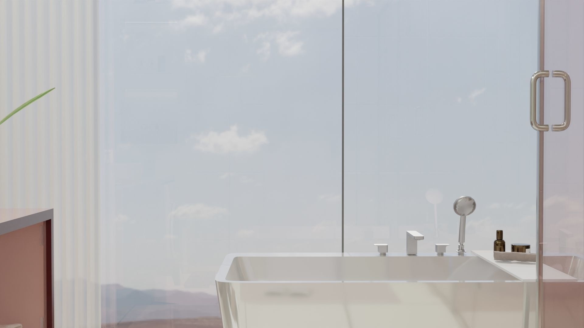 Fully Game ready low poly bathroom full 5 set of 50plus 3Dmodels 3D model_15