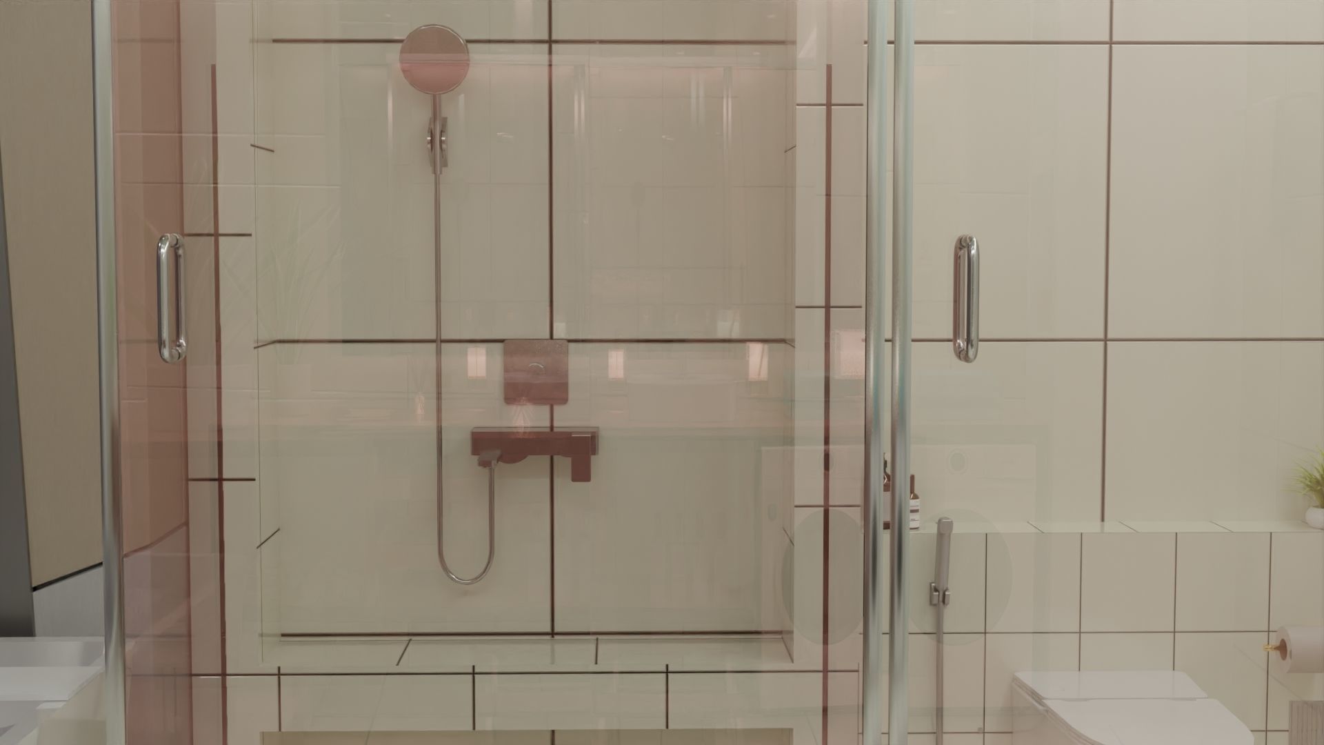 Fully Game ready low poly bathroom full 5 set of 50plus 3Dmodels 3D model_13