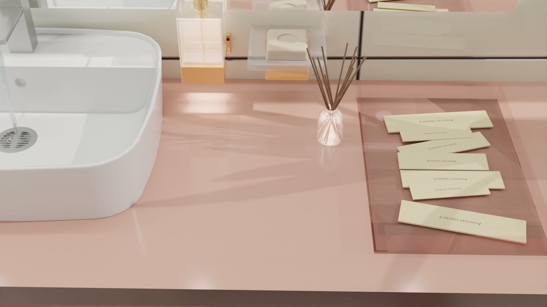 Fully Game ready low poly bathroom full 5 set of 50plus 3Dmodels 3D model_38