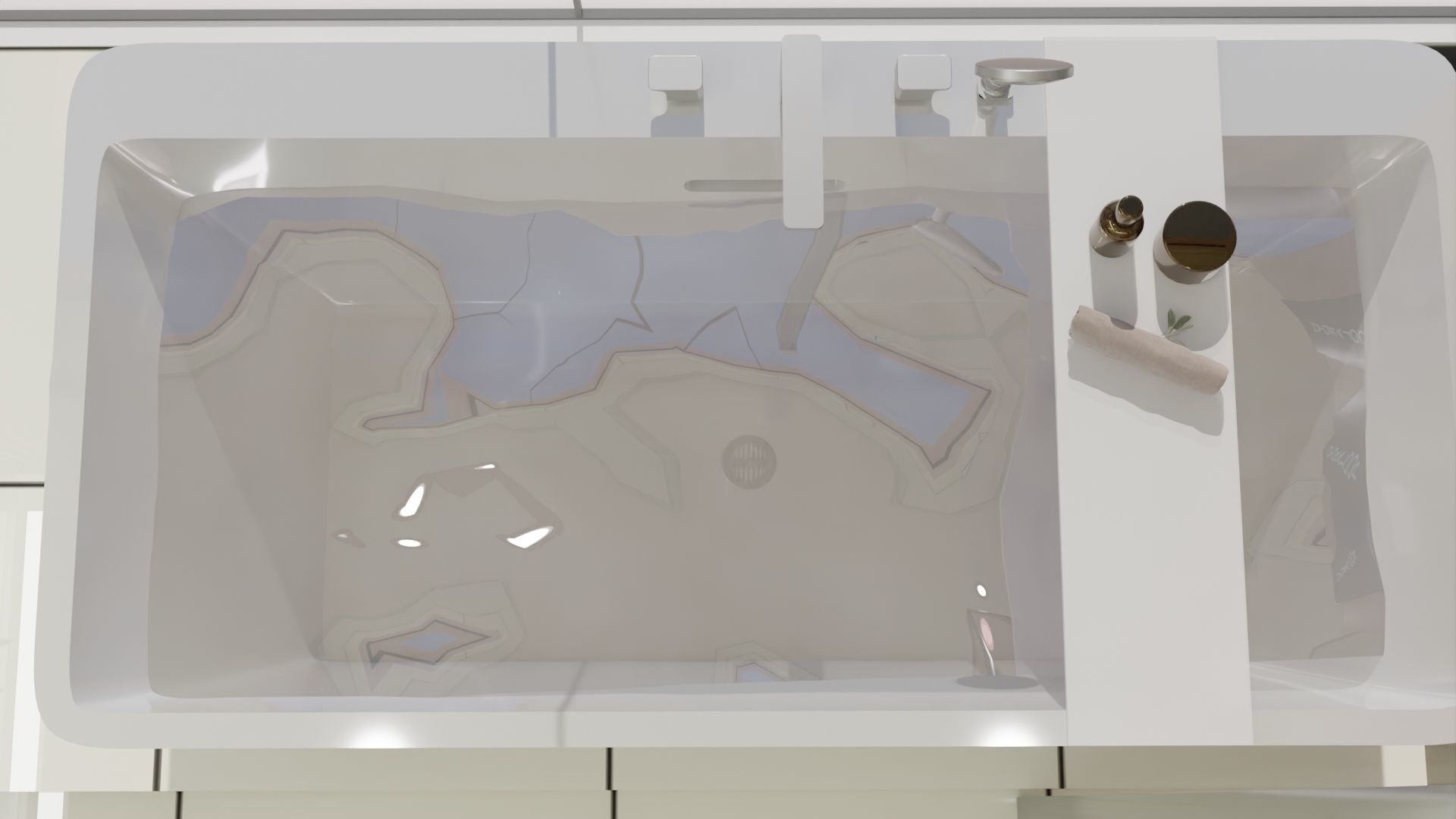 Fully Game ready low poly bathroom full 5 set of 50plus 3Dmodels 3D model_28