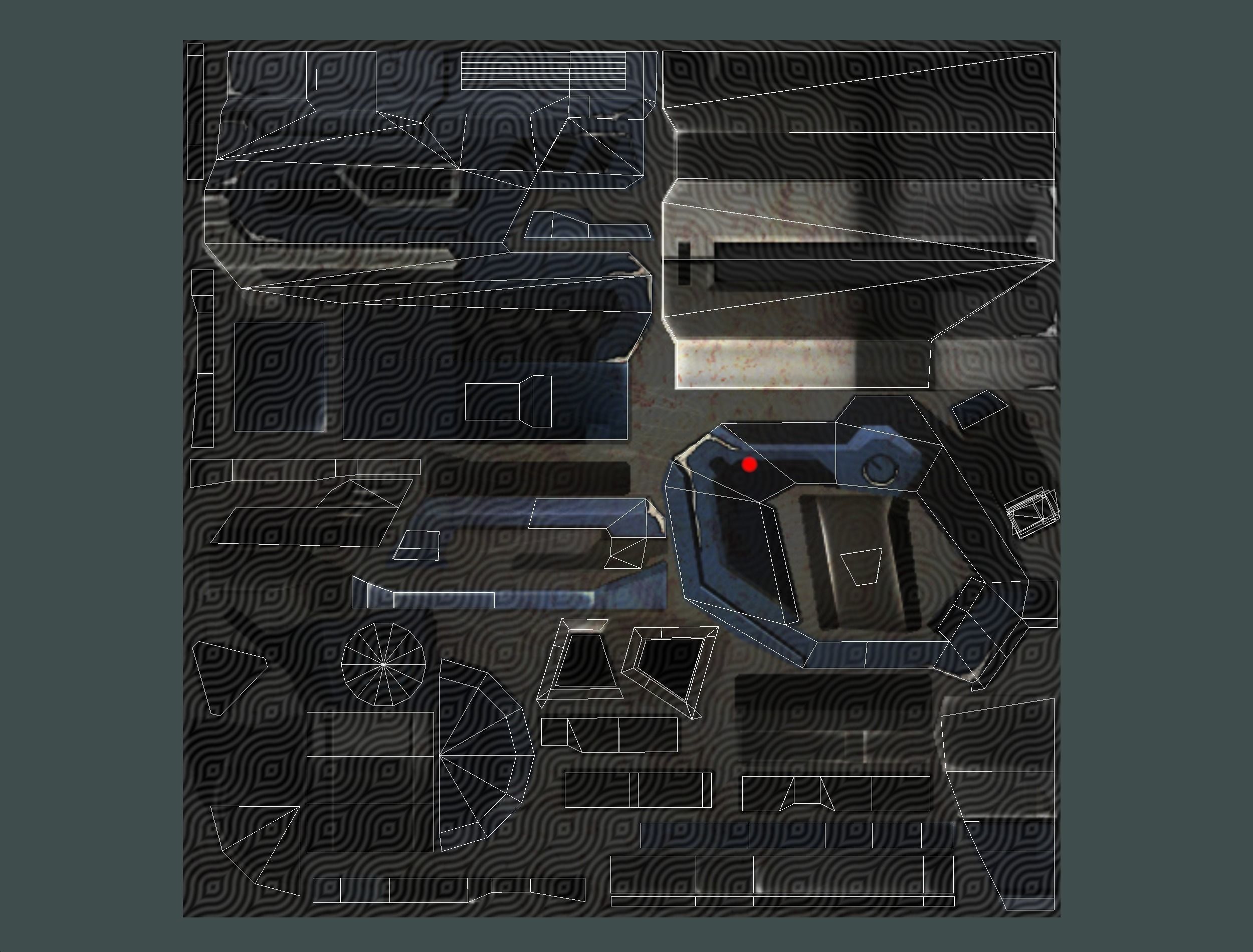 Weapons Set 4 Gun Pistol Assault rifle Sniper rifle machine gun 3D Model Collection_24