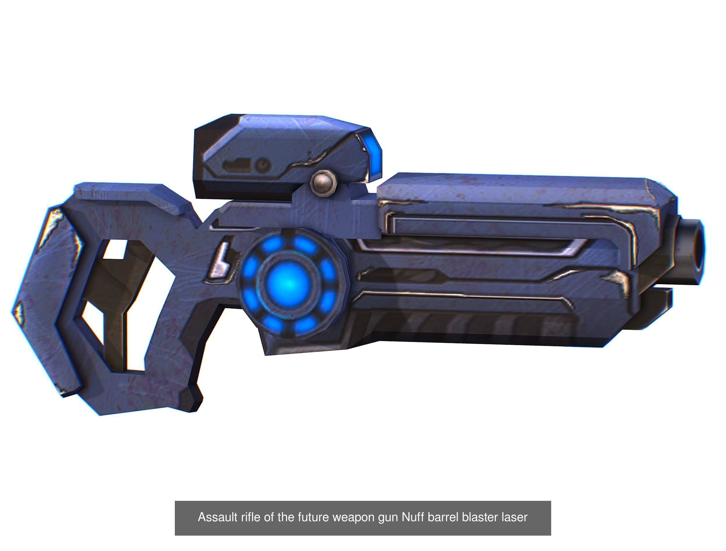 Weapons Set 4 Gun Pistol Assault rifle Sniper rifle machine gun 3D Model Collection_21