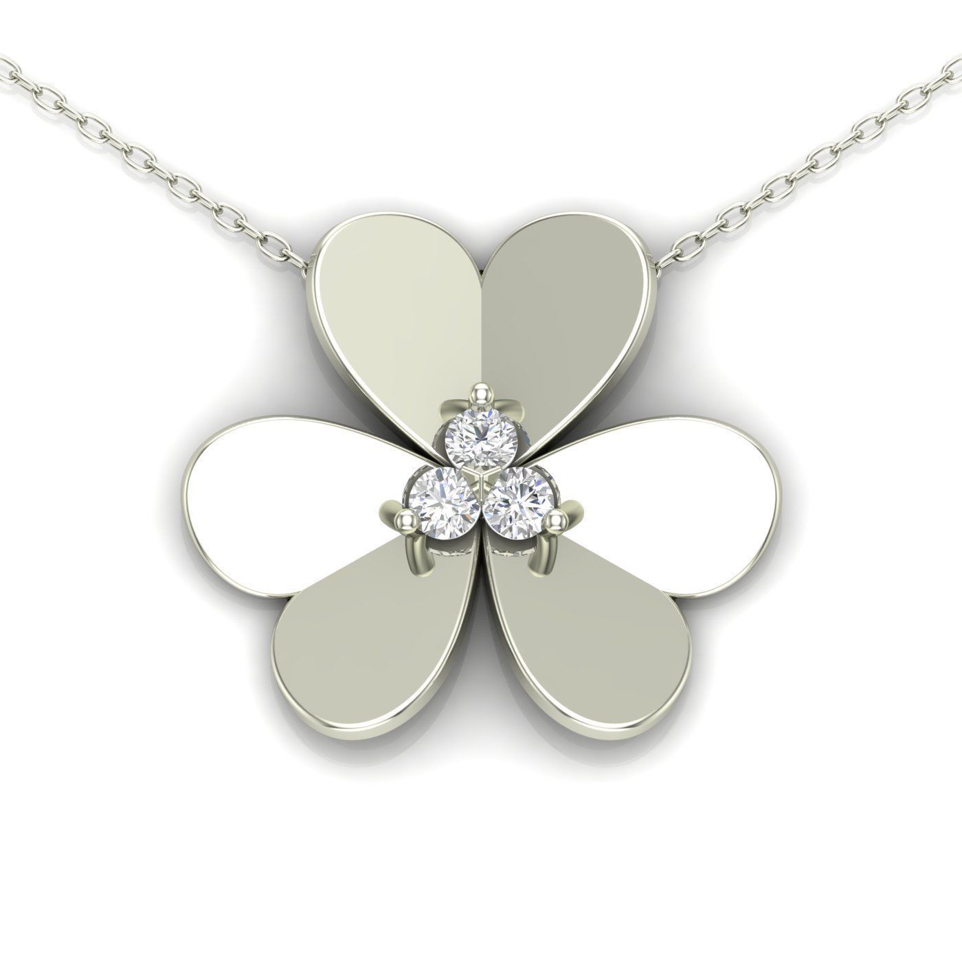 VCA Inspired Large Frivole Pendant  3D print model_5