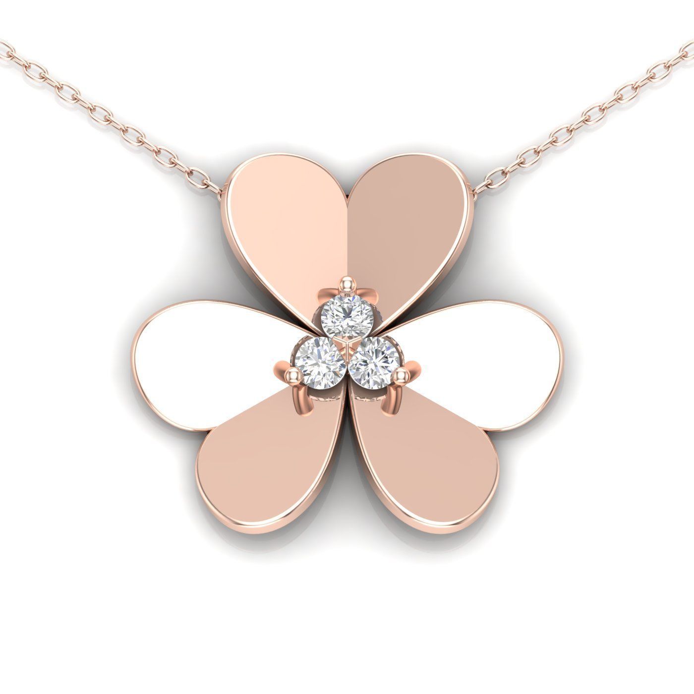 VCA Inspired Large Frivole Pendant  3D print model_3