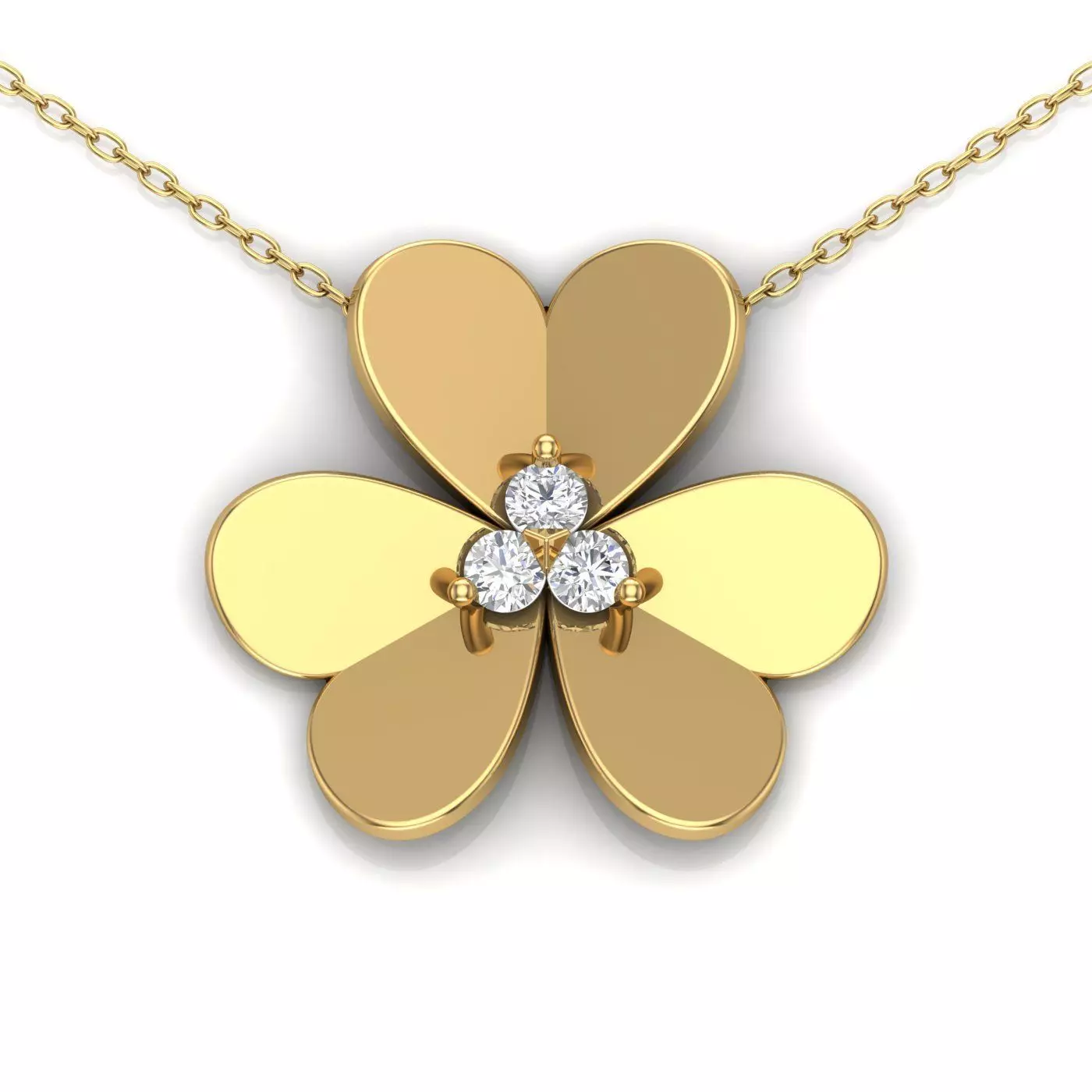 VCA Inspired Large Frivole Pendant  3D print model_1