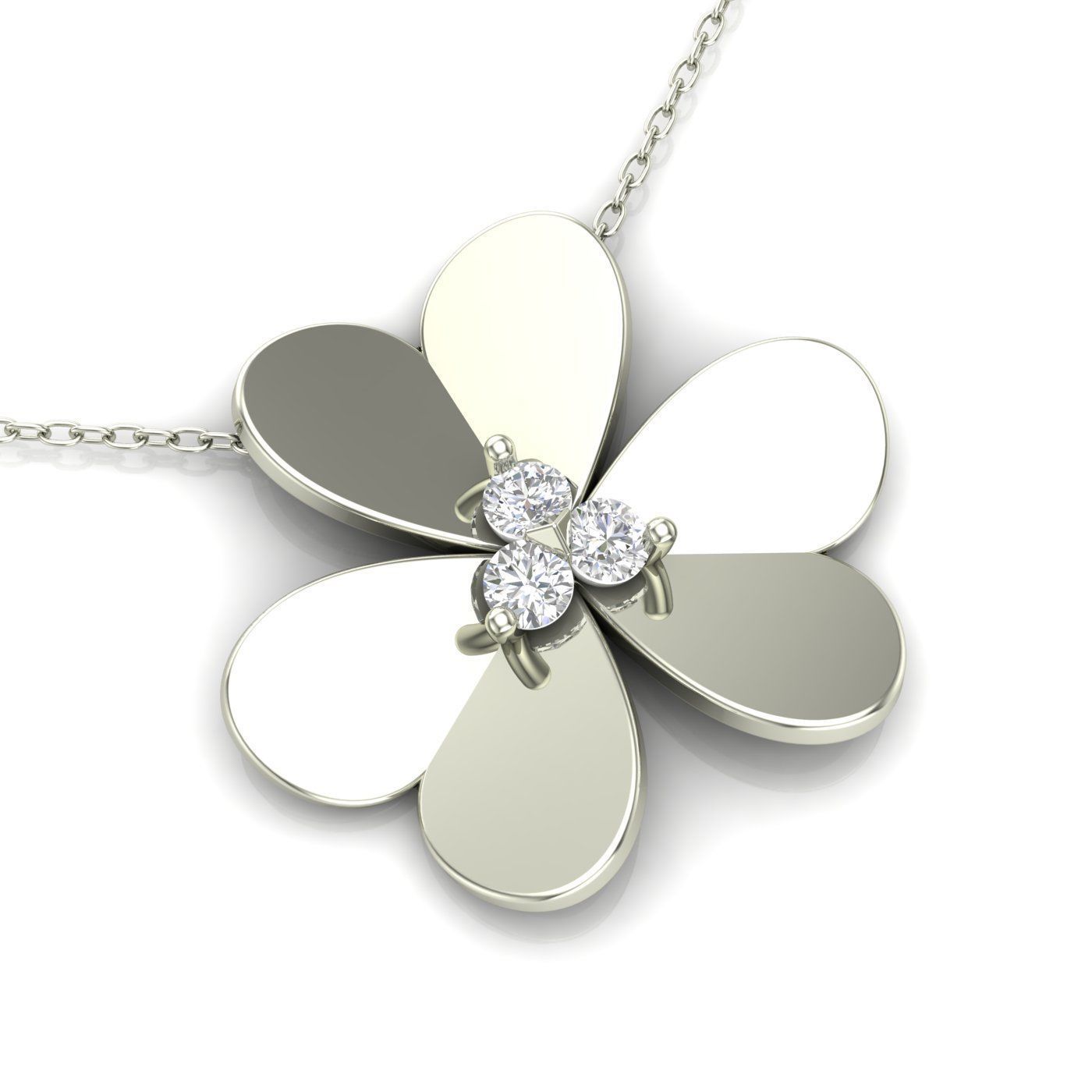 VCA Inspired Large Frivole Pendant  3D print model_4