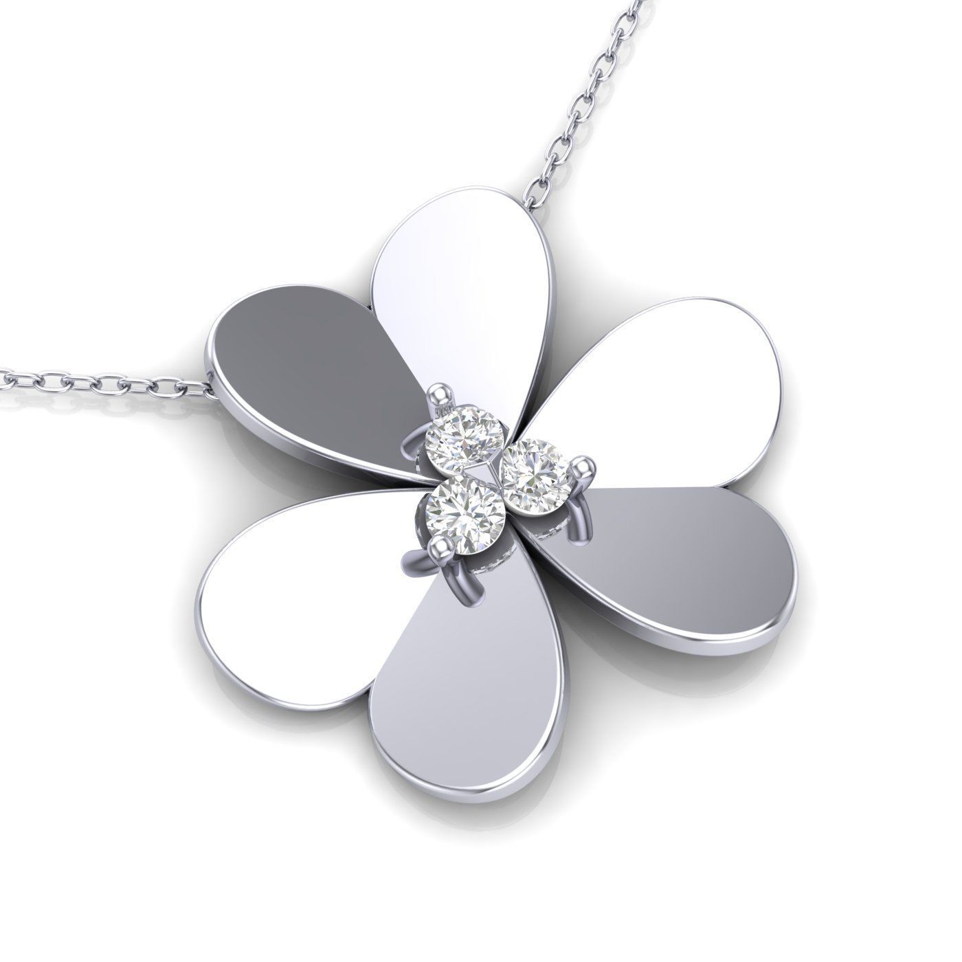 VCA Inspired Large Frivole Pendant  3D print model_6