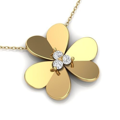 VCA Inspired Large Frivole Pendant 