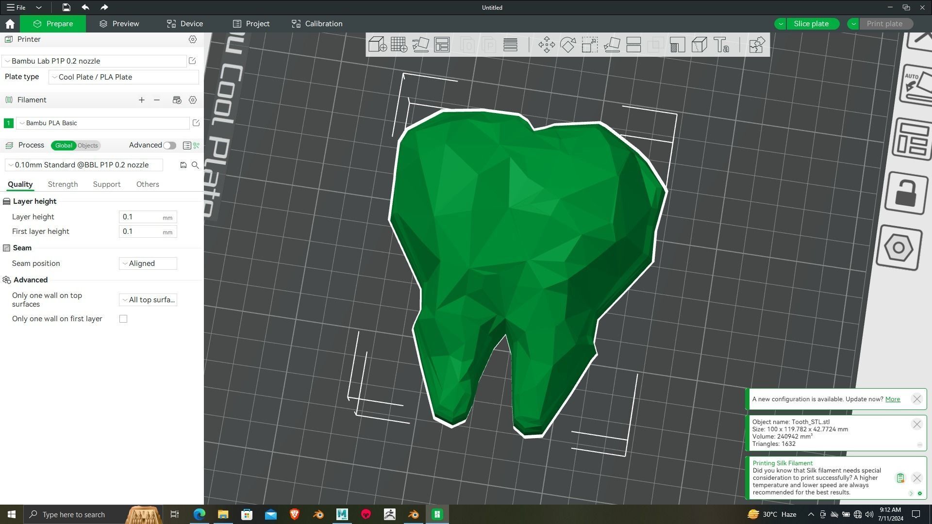 Tooth 3D printing ready Model for dental chamber 3D print model_17