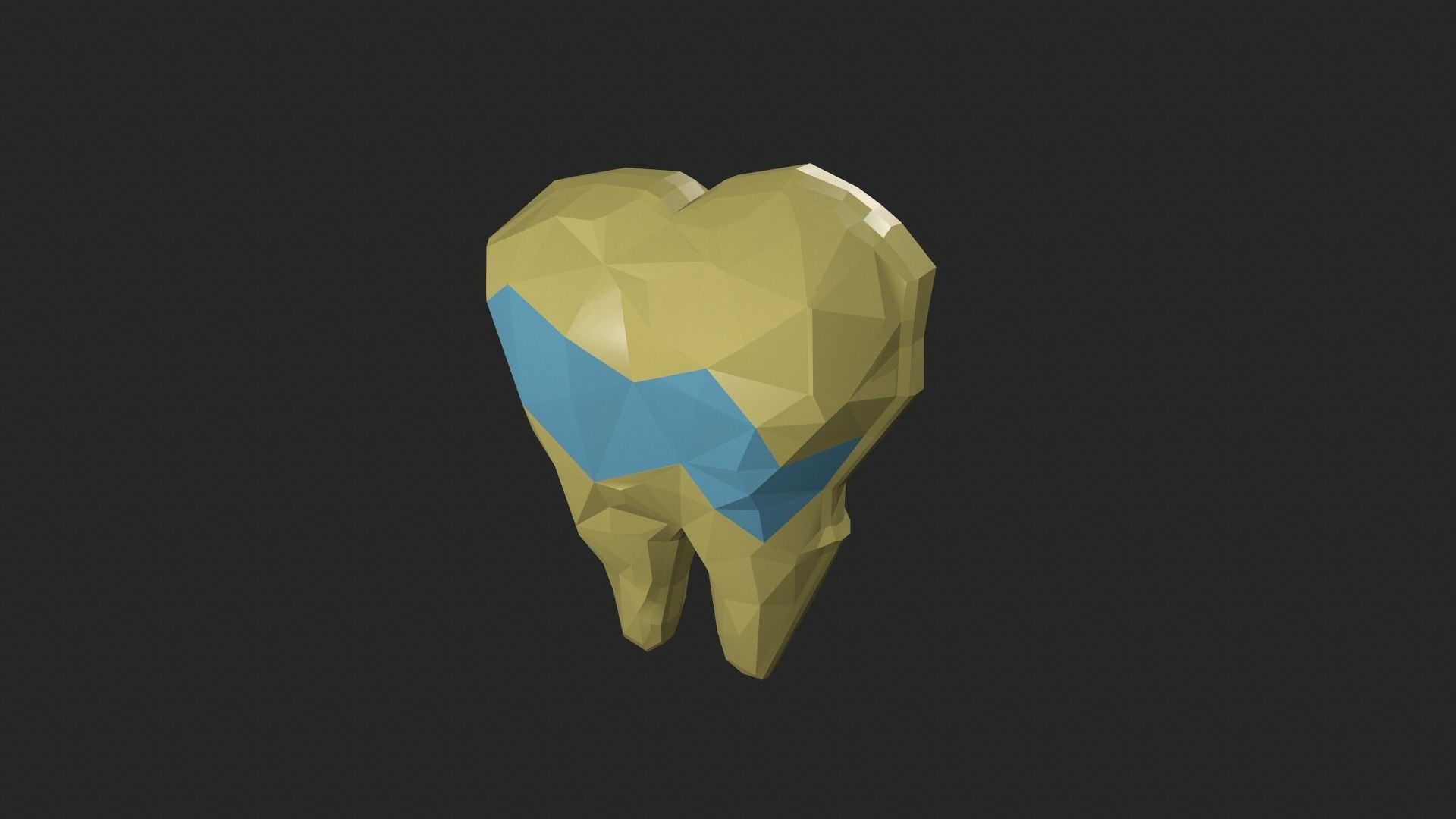 Tooth 3D printing ready Model for dental chamber 3D print model_4