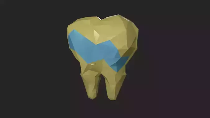 Tooth 3D printing ready Model for dental chamber 3D print model