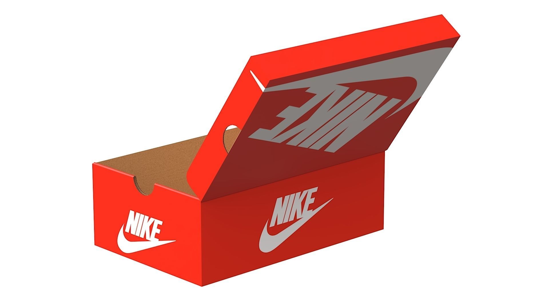 Nike Shoe Box PBR 01 Low-poly 3D model_5