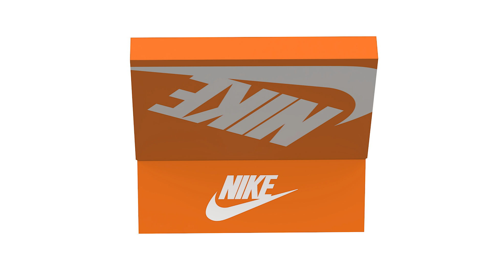 Nike Shoe Box PBR 02 Low-poly 3D model_6