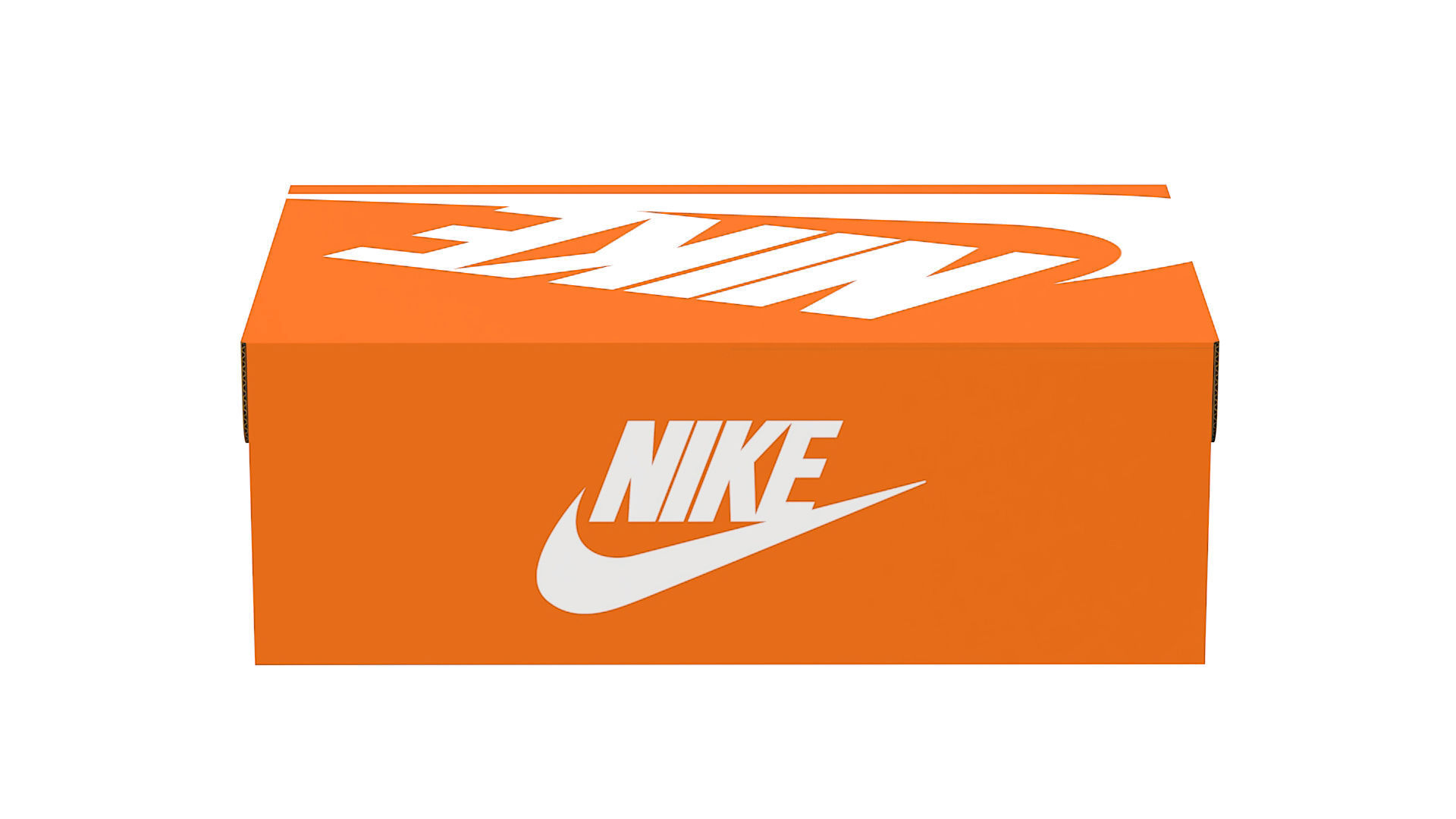 Nike Shoe Box PBR 02 Low-poly 3D model_9