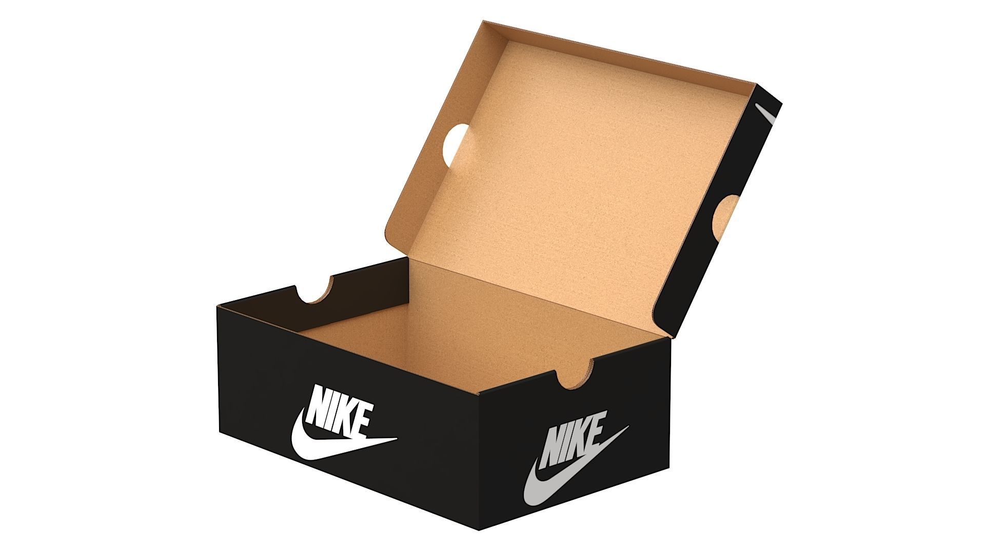 Nike Shoe Box PBR 03 Low-poly 3D model_6