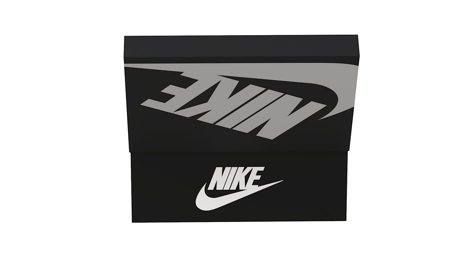 Nike Shoe Box PBR 03 Low-poly 3D model_4