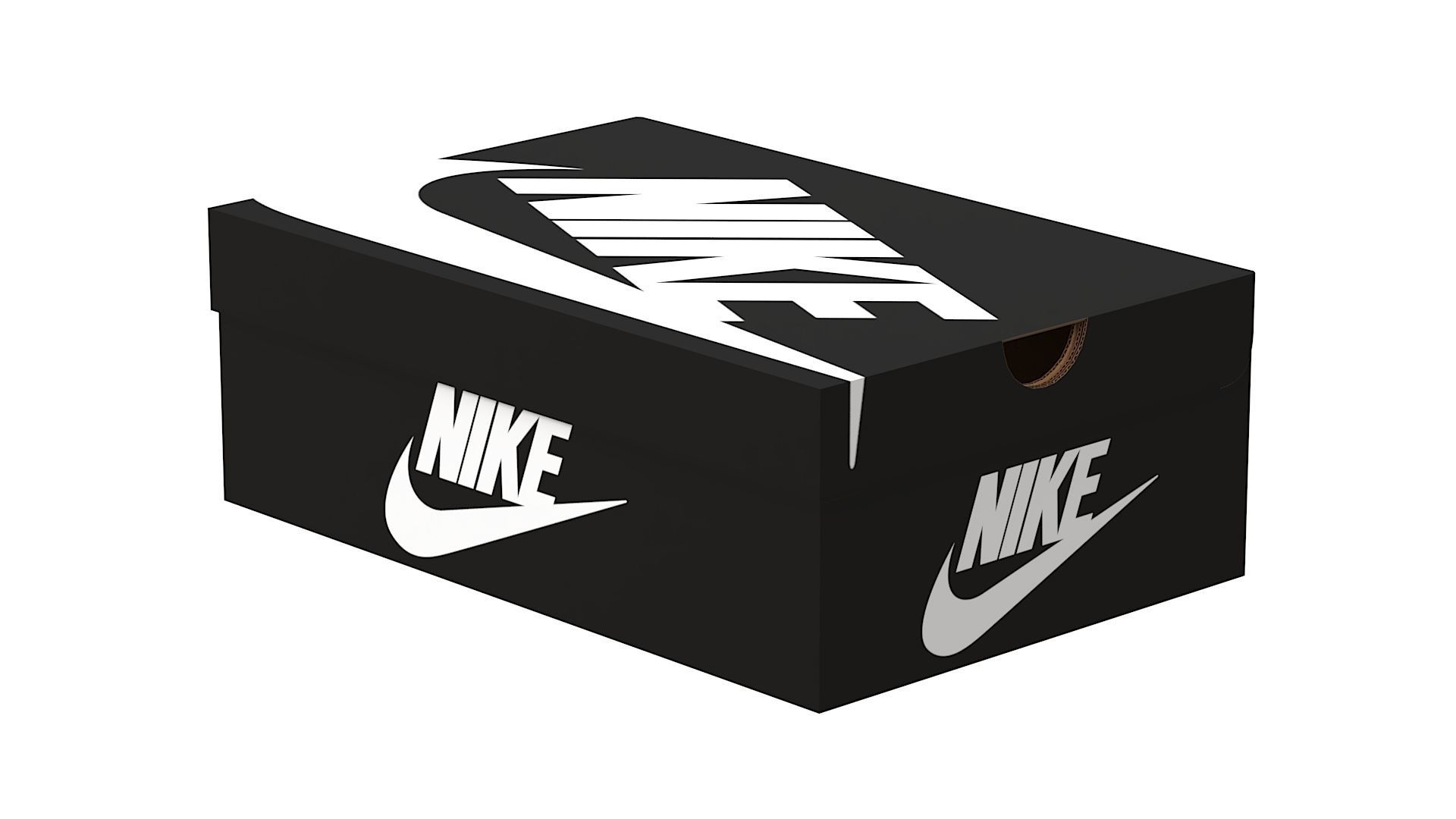 Nike Shoe Box PBR 03 Low-poly 3D model_12
