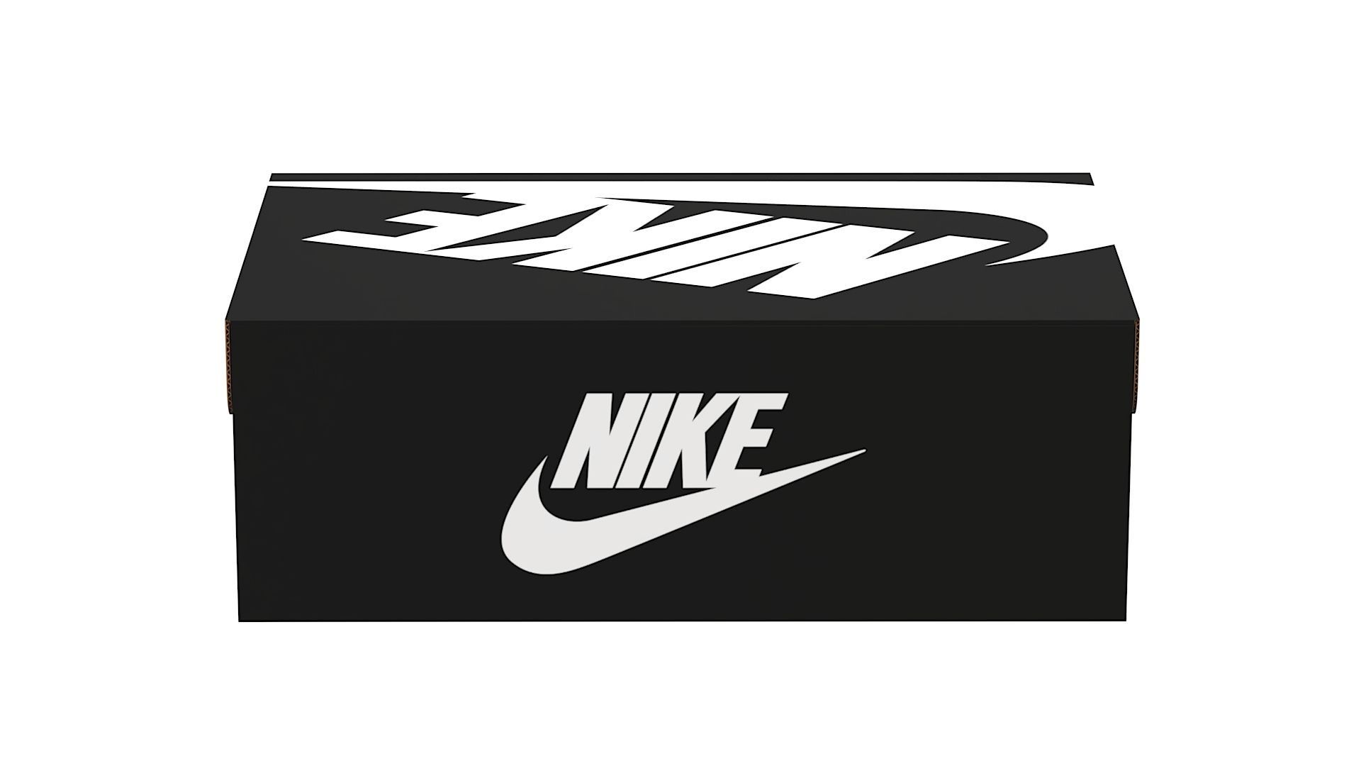 Nike Shoe Box PBR 03 Low-poly 3D model_10