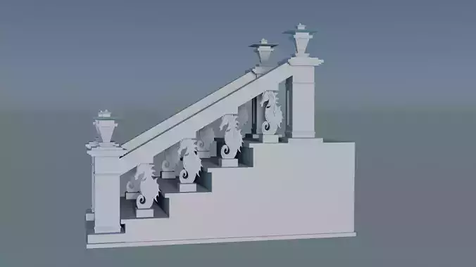 Staircase Balustrade Designs 3D model 3D print model
