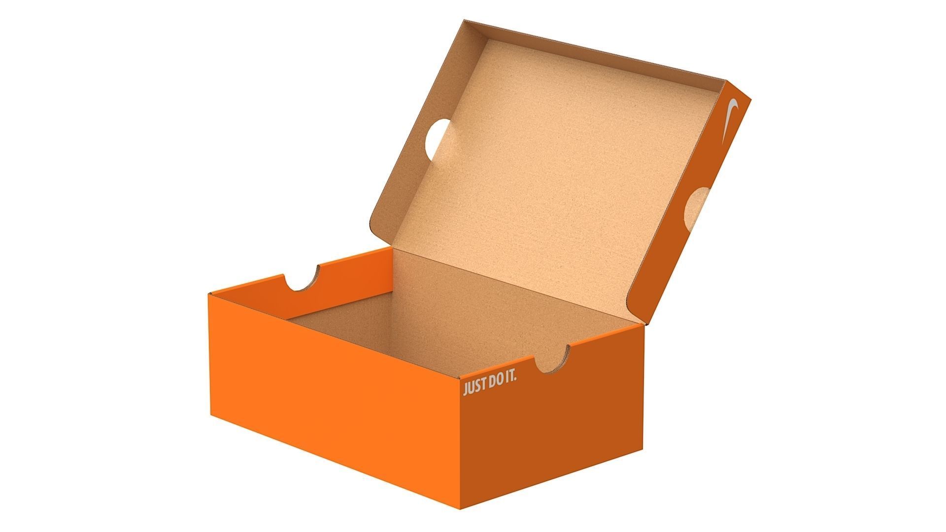 Nike Shoe Box PBR 04 Low-poly 3D model_6