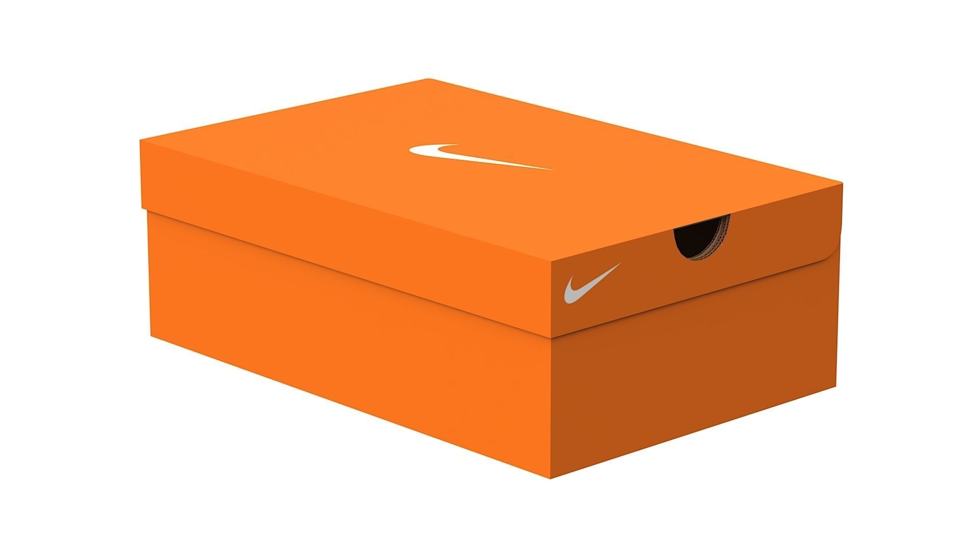 Nike Shoe Box PBR 04 Low-poly 3D model_12