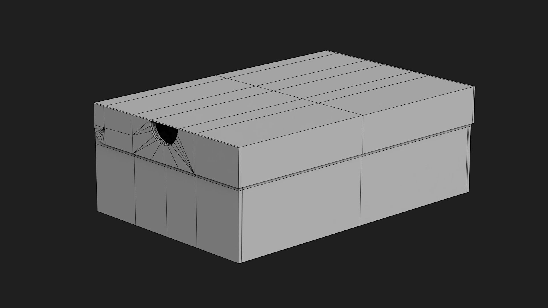 Nike Shoe Box PBR 04 Low-poly 3D model_19