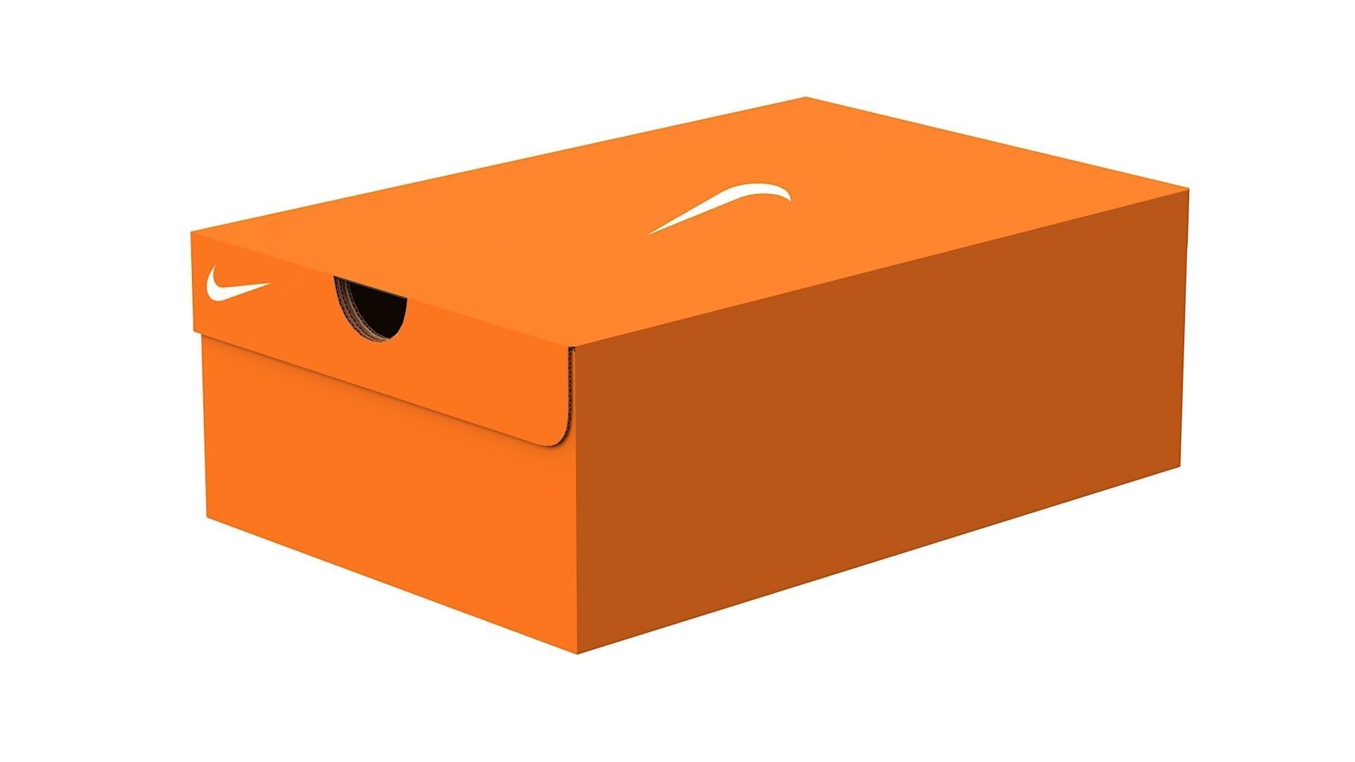 Nike Shoe Box PBR 04 Low-poly 3D model_11