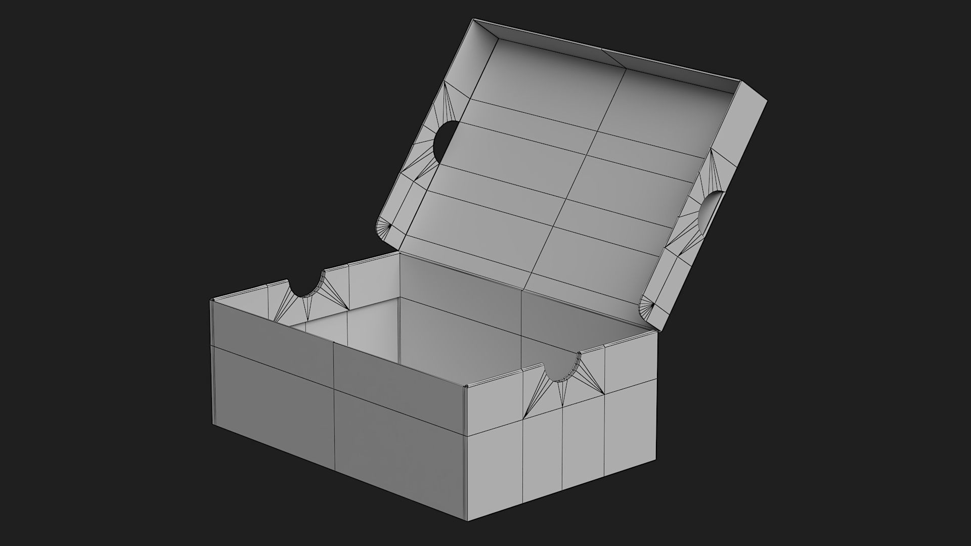 Nike Shoe Box PBR 04 Low-poly 3D model_18