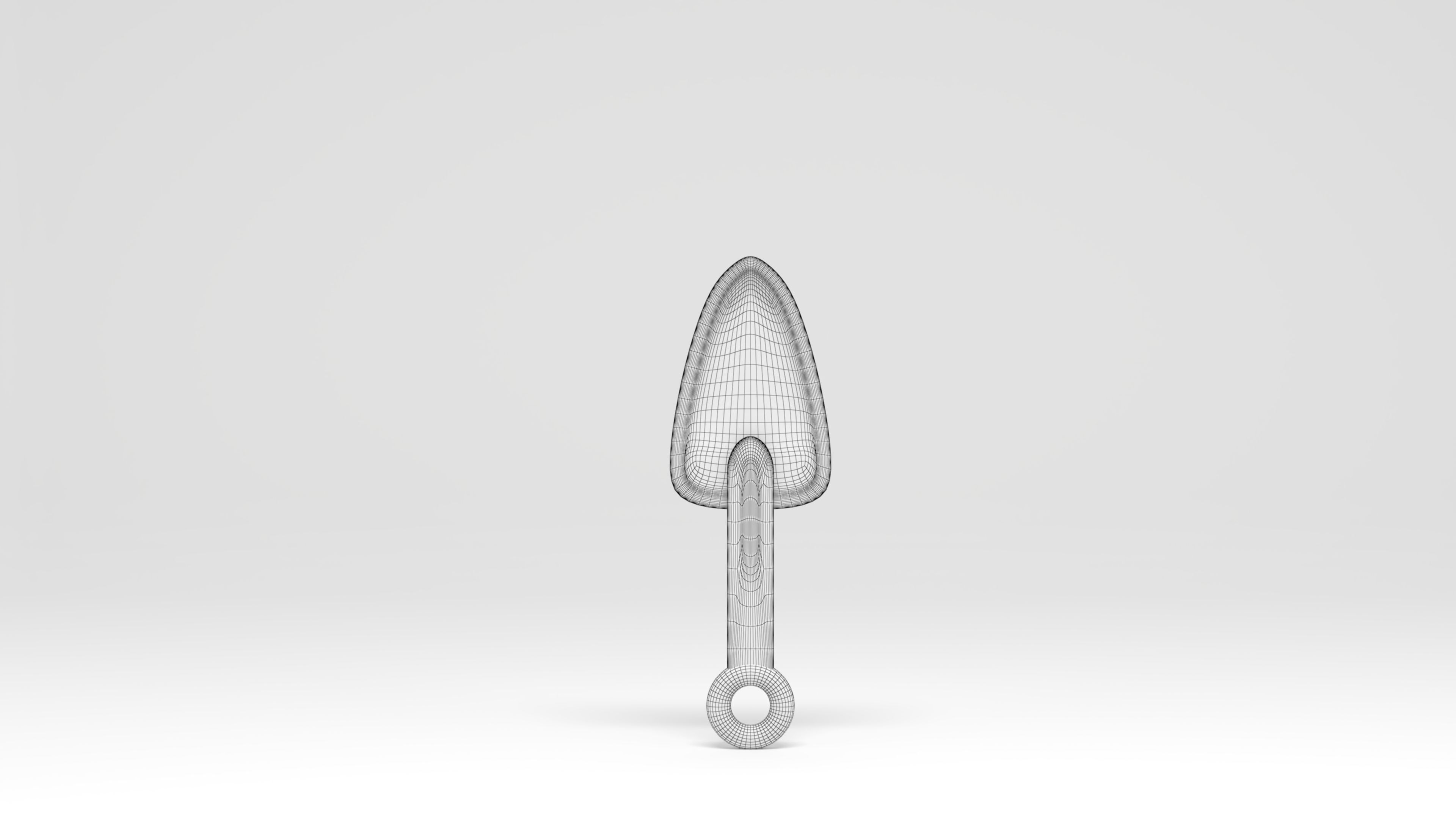 Summer Shovel Icon 3D model_4